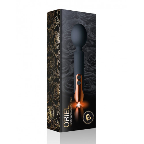 Rocks Off | Вибромассажер Rocks Off Oriel, водонепроницаемый, гибкая головка, небольшой и мощный, LED подсветка. Цена 2 499 грн. Фото: 1