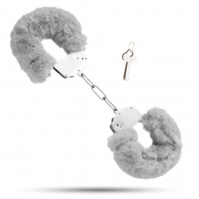 Roomfun | Наручники металлические Roomfun с толстым серым мехом S&M CuffS. Цена: 650 грн