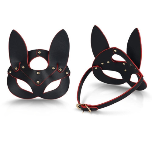 Roomfun | Маска лисички Roomfun из искусственной кожи, чёрная. Цена 895 грн Roomfun | Маска лисички Roomfun из искусственной кожи, чёрная. Цена 895 грн