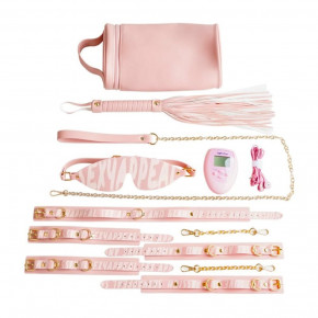 Roomfun | Набор БДСМ с электростимуляцией Roomfun Bondage Gear With Massager розовый. Цена: 3 999 грн