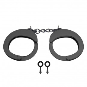 Roomfun | Наручники разборные матовые Romfun Black металлические, черные. Ціна: 2199 грн