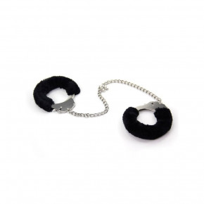 Roomfun | Оковы на ноги металлические Roomfun с черным мехом. Ціна: 678 грн