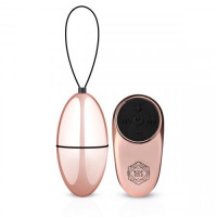 Rosy Gold | Виброяйцо с пультом управления на батарейках Rosy Gold-New Vibrating Egg. Цена 1 900 грн
