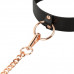 Rosy Gold | Ошейник с поводком Rosy Gold - Collar with Leash - Black. Цена 1 155 грн. Фото: 5