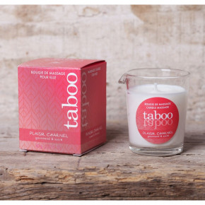 Ruf | Массажная свечка для нее Ruf Taboo Plaisir Charnel с ароматом цветка какао, 60 гр. Ціна: 950 грн