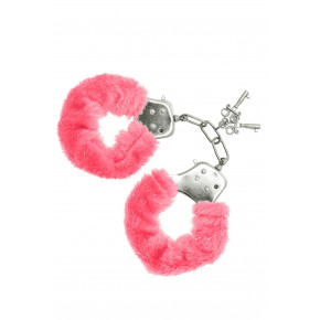 S Pleasures | Наручники S Pleasures Furry Cuffs Pink с пушистой отделкой, 2 ключа в комплекте. Цена: 649 грн
