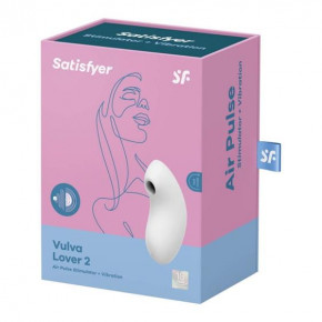 Satisfyer | Вакуумний кліторальний вібратор - Satisfyer Vulva Lover 2 White. Цена: 1 261 грн