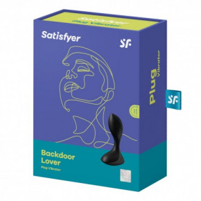 Satisfyer | Анальна пробка - Backdor Lover Anal Plug Black. Ціна: 1309 грн