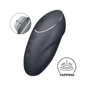 Satisfyer | Кліторальний стимулятор - Satisfyer Tap & Climax 1 Grey. Цена: 1 150 грн