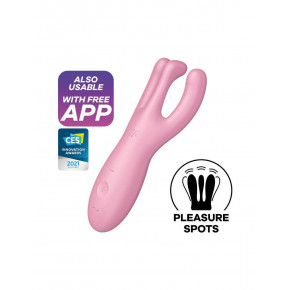 Satisfyer | Клиторальный вибратор Threesome 4 Pink. Цена: 1 759 грн
