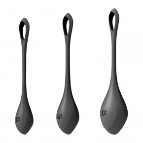 Satisfyer | Набір вагінальних кульок Yoni Power 2 Black. Ціна: 823 грн