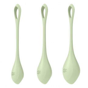 Satisfyer | Набір вагінальних кульок Yoni Power 2 Light Green. Ціна: 703 грн