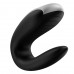 Satisfyer | Смарт-вибратор для пар Satisfyer Double Fun Black. Цена 1 919 грн. Фото: 1