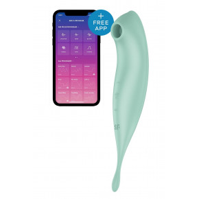 Satisfyer | Вакуумный вибратор Satisfyer Twirling Pro+ Mint. Цена: 1 919 грн