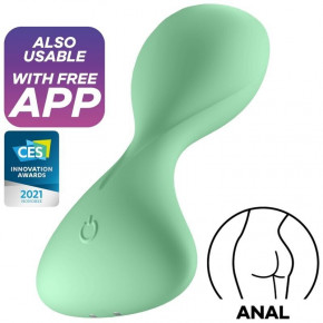 Satisfyer | Анальна Смартпробка З Вібрацією Satisfyer Trendsetter Green. Ціна: 1919 грн