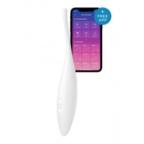 Satisfyer | Вібратор C Цілеспрямованої Стимуляцією Satisfyer Twirling Joy White. Ціна: 1995 грн