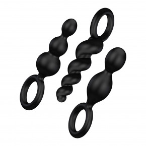 Satisfyer | Набір Анальних Іграшок Plugs Black. Ціна: 823 грн