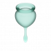 Satisfyer | Менструальные чаши SATISFYER FEEL GOOD MENSTRUAL CUP GREEN. Цена 449 грн. Фото: 2