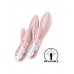 Satisfyer | Надувной вибратор-кролик Satisfyer Air Pump Bunny 3 розовый. Ціна 2550 грн. Фото: 4