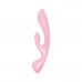 Satisfyer | Вібратор-кролик Satisfyer Triple Oh Pink. Ціна 1505 грн. Фото: 2