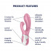 Satisfyer | Вибратор-кролик Satisfyer Air Pump Bunny 2, надувается. Ціна 2039 грн. Фото: 3