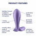 Satisfyer | Анальна пробка Satisfyer Intensity Plug Purple. Ціна 1919 грн. Фото: 5