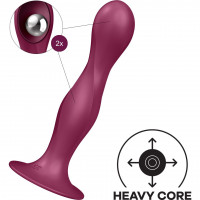 Satisfyer | Дилдо Double Ball-R Red. Цена 1 095 грн