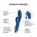 Satisfyer | Вібратор-кролик Satisfyer Spinning Rabbit 1 Blue. Ціна 1919 грн. Фото: 6