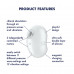 Satisfyer | Вакуумный клиторальный стимулятор с вибрацией Satisfyer Cutie Ghost White. Цена 1 647 грн. Фото: 2