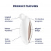 Satisfyer | Вибратор Satisfyer Spot On 2 White. Ціна 1095 грн. Фото: 5