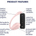 Satisfyer | Виброяйцо Satisfyer Ribbed Petal Connect App Rose. Цена 2 199 грн. Фото: 5