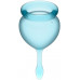 Satisfyer | Менструальні Чаші Satisfyer Feel Good Menstrual Cup Light Blue. Ціна 449 грн. Фото: 1