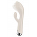 Satisfyer | Вибратор-кролик Satisfyer Spinning Rabbit 1 для точки G и клитора, молочный. Цена 2 200 грн. Фото: 2
