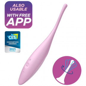Satisfyer | Клиторальный вибратор Satisfyer Twirling Joy с управлением через приложение, розовый. Ціна: 1899 грн