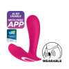 Смарт-вібратор в трусики Satisfyer Top Secret Connect App Pink