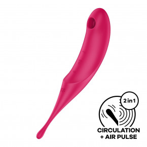 Satisfyer | Вакуумный стимулятор Twirling Pro Red. Цена: 1 647 грн