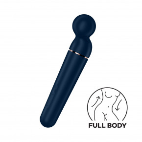 Satisfyer | Вібромасажер Planet Wand-er Blue/Rosegold. Ціна: 2399 грн