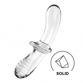 Satisfyer | Дилдо Satisfyer Double Crystal (Transparent). Ціна: 1095 грн