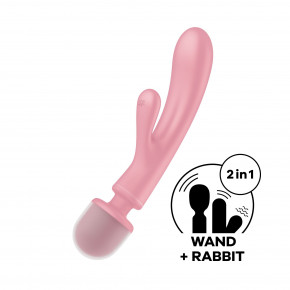 Satisfyer | Вібратор Triple Lover Pink. Ціна: 1977 грн