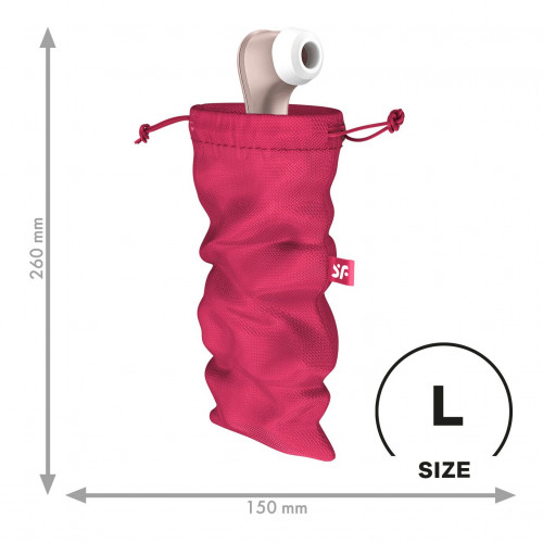 Satisfyer | Мешочек для хранения игрушек Satisfyer Treasure Bag L Pink. Цена 139 грн Satisfyer | Мешочек для хранения игрушек Satisfyer Treasure Bag L Pink. Цена 139 грн