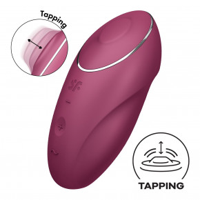 Satisfyer | Вибратор Satisfyer Tap & Climax 1 Red. Цена: 1 375 грн