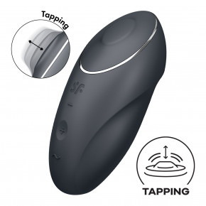 Satisfyer | Вибратор Satisfyer Tap & Climax 1 Grey. Цена: 1 375 грн