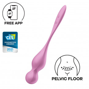 Satisfyer | Вагинальные шарики с вибрацией Satisfyer Love Birds 1 Connect App Pink. Ціна: 1919 грн