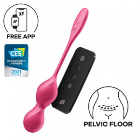 Satisfyer | Вагинальные шарики с вибрацией Satisfyer Love Birds 2 Connect App Red. Ціна: 2199 грн