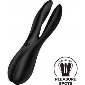 Satisfyer | Клиторальный вибратор Satisfyer Threesome 2 Black. Цена: 1 647 грн