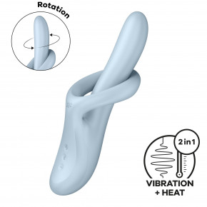 Satisfyer | Вибратор Satisfyer Heat Flex 4 Blue. Цена: 2 471 грн