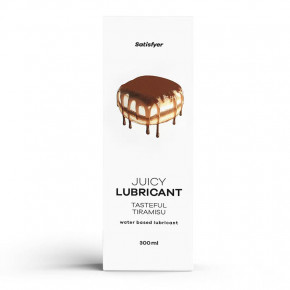 Satisfyer | Лубрикант на водной основе Satisfyer Juicy Lubricant Tasteful Tiramisu water based 300 мл. Цена: 499 грн