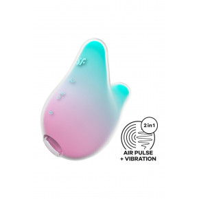 Satisfyer | Вакуумный стимулятор с вибрацией Satisfyer Mermaid Vibes, мятно-розовый. Цена: 1 899 грн