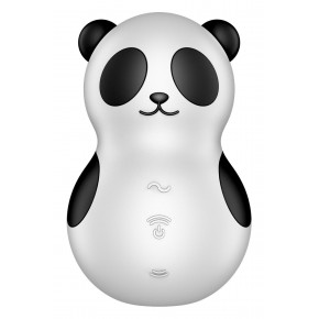 Satisfyer | Вакуумный стимулятор с вибрацией Satisfyer Pocket Panda черно-белый, 8.9 см. Цена: 1 950 грн
