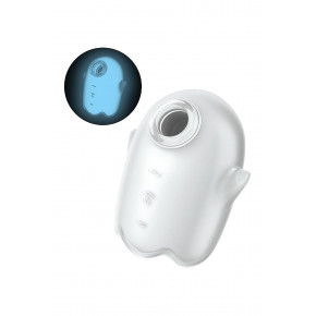 Satisfyer | Вакуумный вибратор Satisfyer Glowing Ghost светится в темноте, белый, 8.4 см. Цена: 1 950 грн